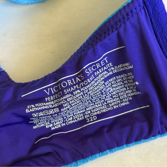 ❇️Victoria's Secret Perfect Shape Purple and Blue Bra 2 for $22❇️ - Picture 3 of 5